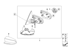 Наружное зеркало M