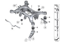 балка заднего моста
