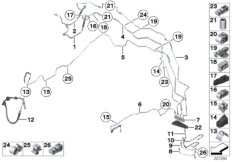 Трубопровод тормозного привода Пд
