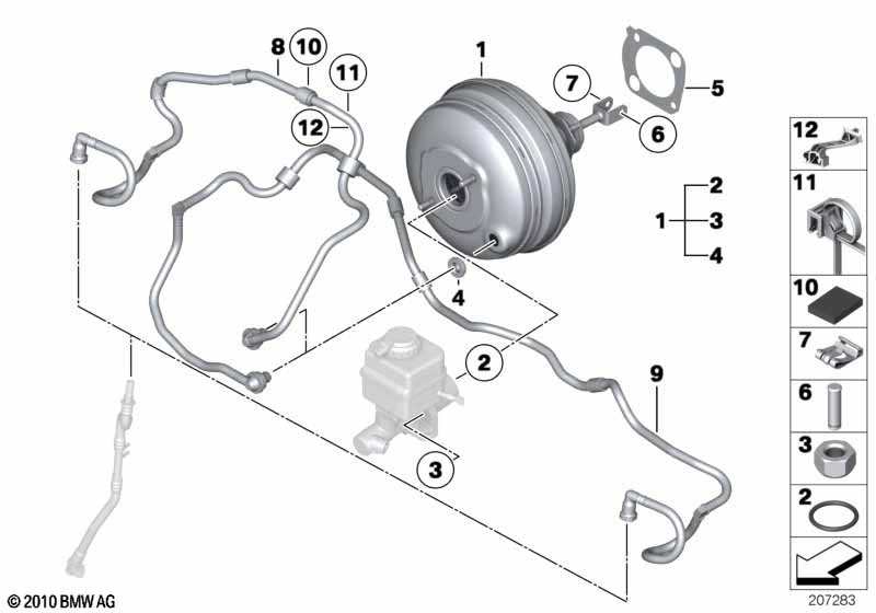 F10 усилитель тормозов