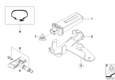 ЭБУ сист.контроля давления в шинах (RDC)