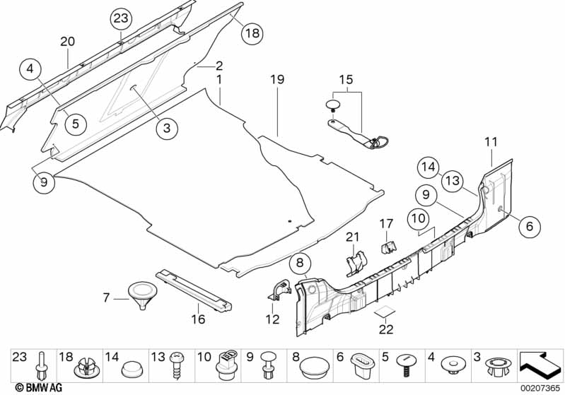 Обшивка багажного отделения
