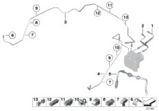 Трубопровод тормозного привода Пд