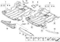 Экран моторного отсека