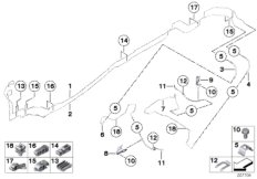 Трубопровод тормозного привода Зд