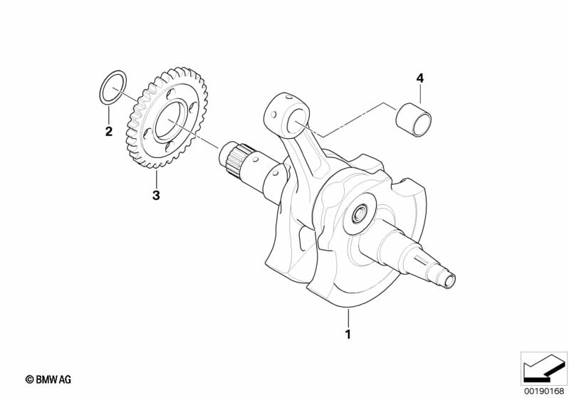 Коленчатый вал/шатун