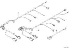 Провода д.распаш.задн.двери Splitdoor