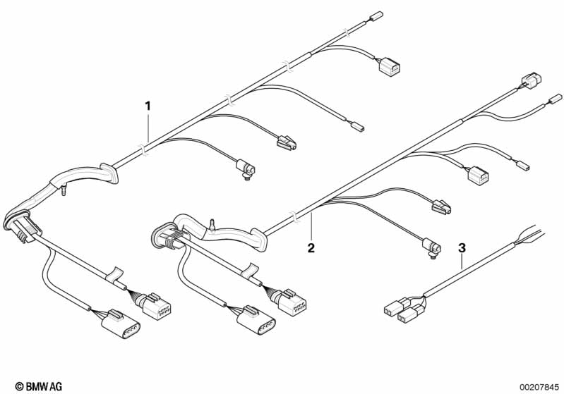 Провода д.распаш.задн.двери Splitdoor