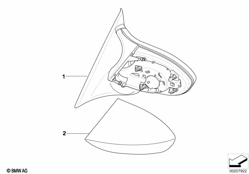 Наружное зеркало Individual M, KA 335