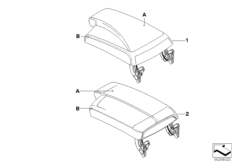 Подлокотник центр.консоли Indi., KA 382