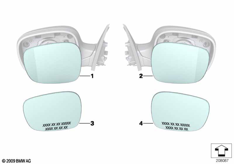 Стекло зеркала (S430A)