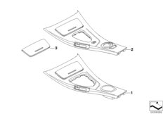 Отд.для мелк.вещ.в центр.конс.Indi,KA335