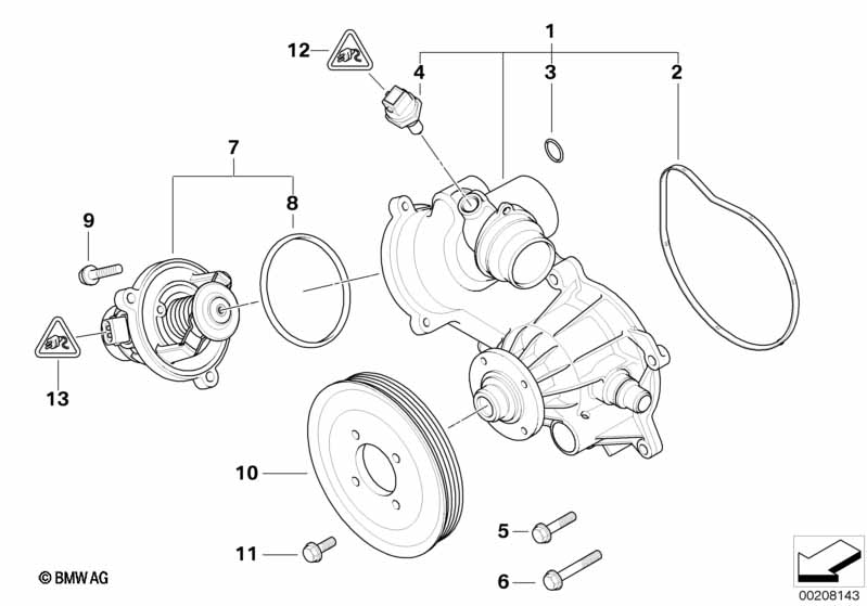 Болт с шестигранной головкой с шайбой