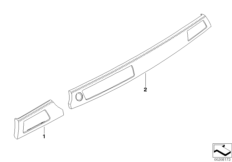 Дек.планки пан.приб.Individual,кожа