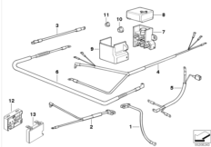 провод батареи