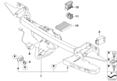 Тягово-сцепн.устр-во откидное электрич.