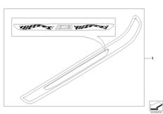 Накладка порога Individual, KA 381