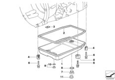 A5S310Z Масляный картер