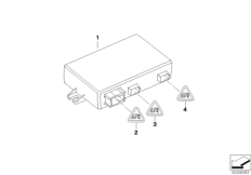 ЭБУ камеры в наружном зеркале