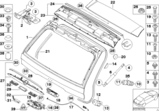 Багажная дверь/заднее стекло