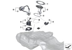 Топл.фильтр/насос/датчик уровня наполн.