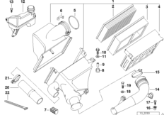 Глушитель шума всасывания воздуха