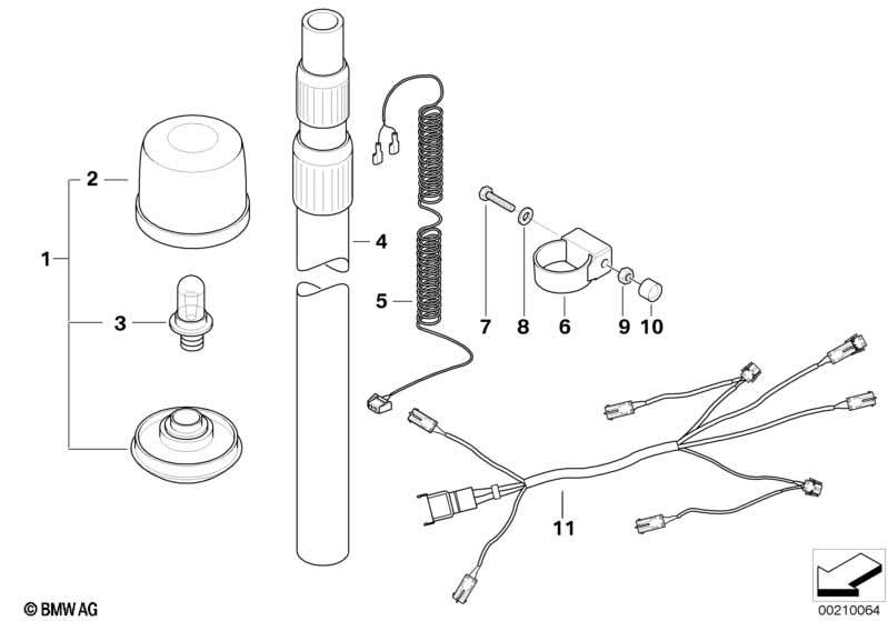 Проблесковый вращающ.фонарь