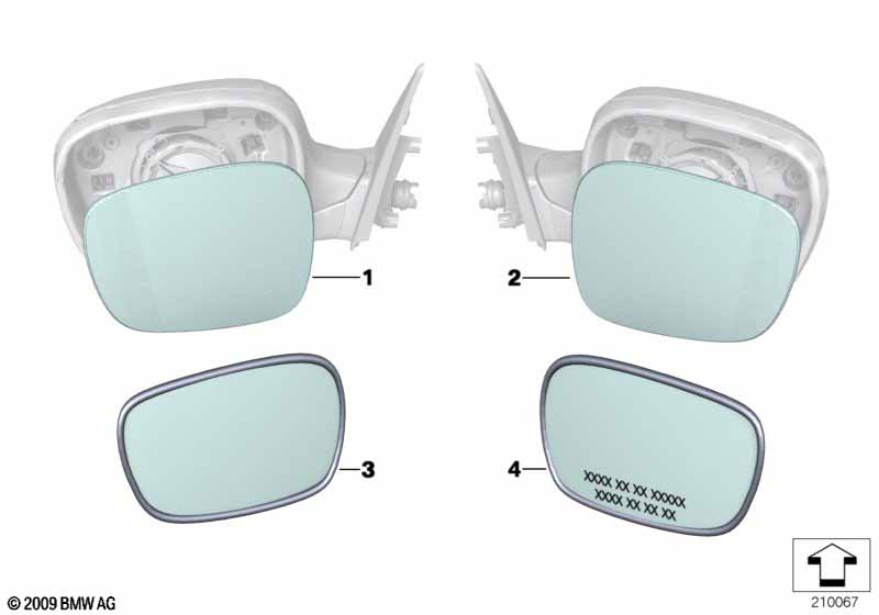 Стекло зеркала (S430A)