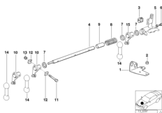 Привод педали акселератора