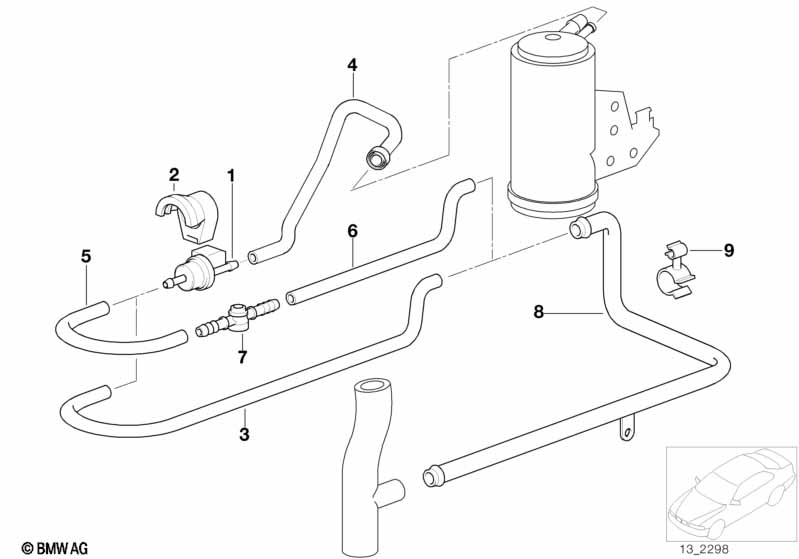 Клапан вент.топл.бака/клапан прим.возд.