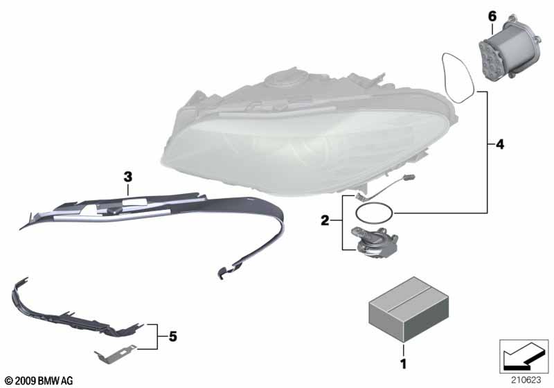 Детали фары