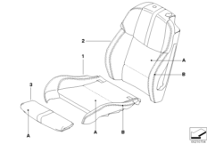 Инд. обивка спортивного сиденья Пд