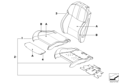 Инд. обивка спортивного сиденья Пд