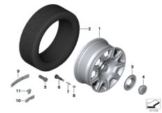 Л/с колесный диск, дизайн 273