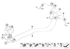 Трубопровод тормозного привода Зд