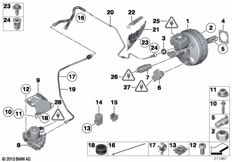 Вакуумный насос усилителя тормозов