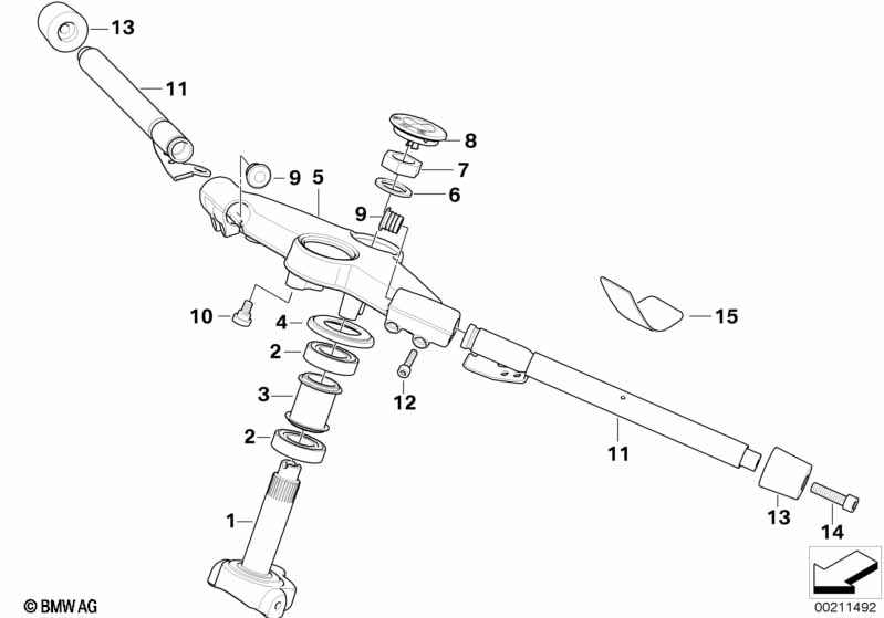 Руль/крепление