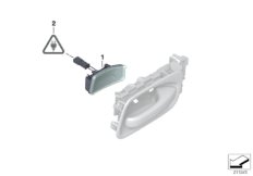 Подсветка ручки двери