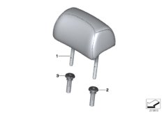 Подголовник базового сиденья Зд