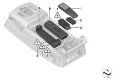 Детали SA 6NB задней части салона