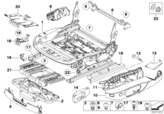 Сиденье Пд направл.сиден.с э/прив./дет.