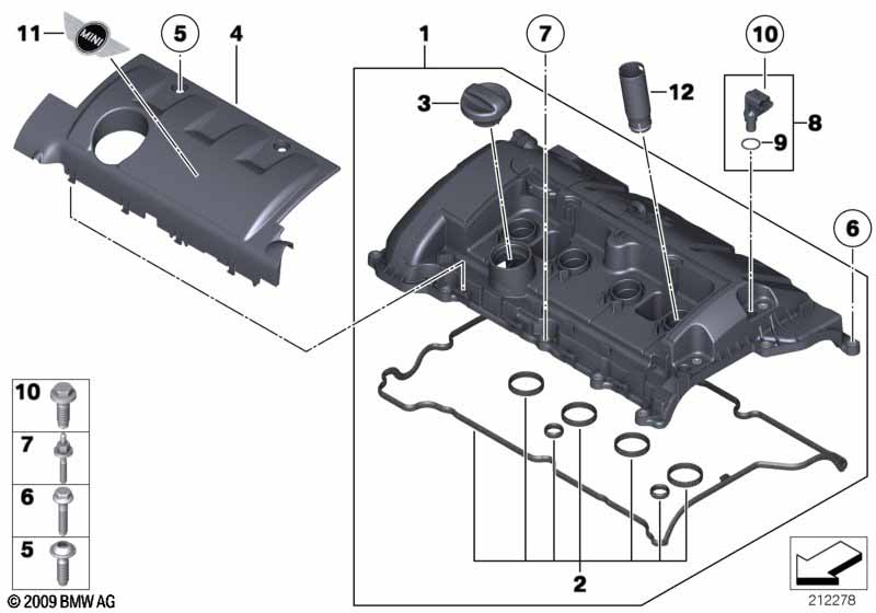 Крышка головки блока цилиндров