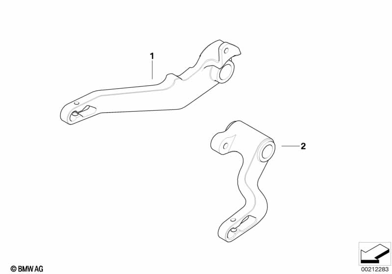 Педаль торм.и рычаг перекл.пер.фрезеров.