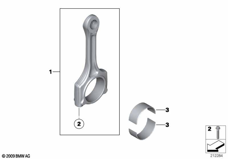 Шатун кривошипно-шатунного механизма
