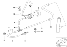 Клапан вент.топл.бака/клапан прим.возд.