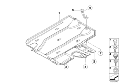Облицовка днища кузова
