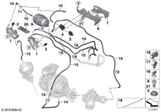 Вакуумное управление турбонагнетателя