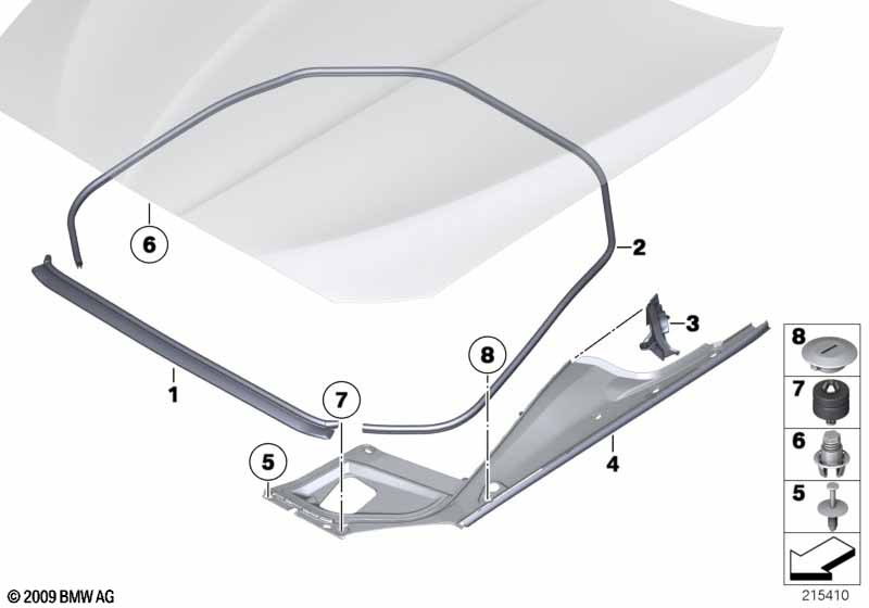 Уплотнители капота