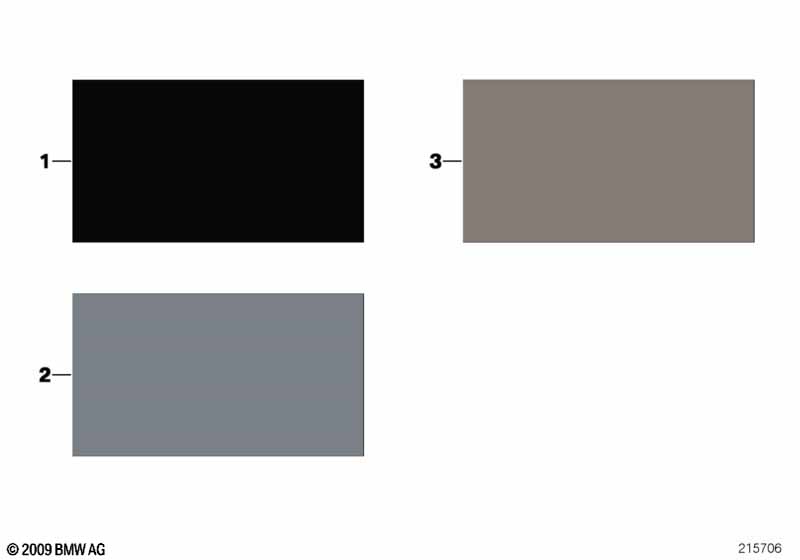 Стр.с образцами, цвета отделки салона