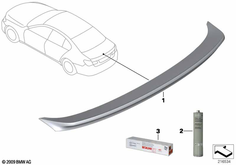 Задний спойлер